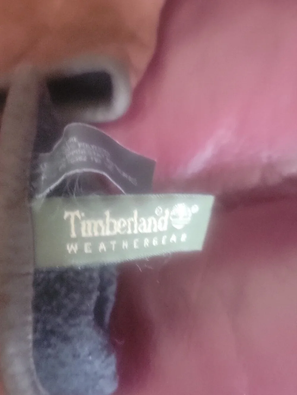Timberland branded leather